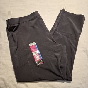 Scrubstar women's size 3XL pull on trouser style uniform pants color Pewter Gray